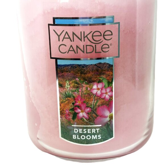 Yankee Candle 22 oz Desert Blooms Discontinued Candle NWT NOS - Picture 3 of 5